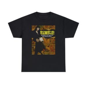 RUMBLE! The Magazine that Defined the Men's Adventure Genre - Unisex Heavy Cotton Tee