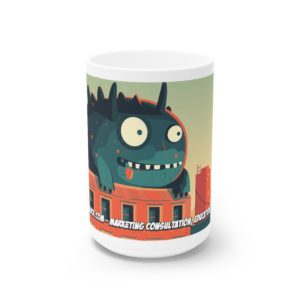 Monsters of Search White Ceramic City Mug #1, 11oz and 15oz